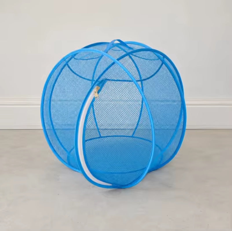New 360° Panoramic Pop-Up Rolling Cat Playpen Ball, Outdoor Cat Ball Cage,Foldable Mesh Cat Playpen,Rolling Outdoor Pet Ball