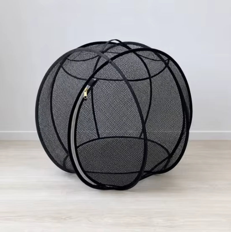 New 360° Panoramic Pop-Up Rolling Cat Playpen Ball, Outdoor Cat Ball Cage,Foldable Mesh Cat Playpen,Rolling Outdoor Pet Ball