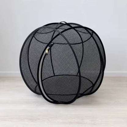 New 360° Panoramic Pop-Up Rolling Cat Playpen Ball, Outdoor Cat Ball Cage,Foldable Mesh Cat Playpen,Rolling Outdoor Pet Ball